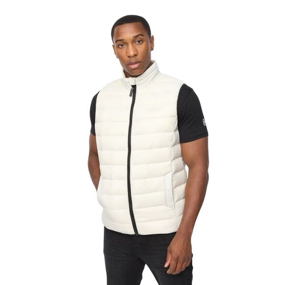 Crosshatch Mens Gattering MVE Quilted Vest / Putty